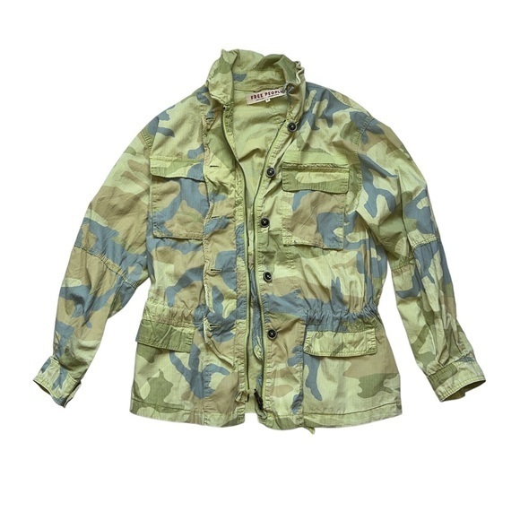 Free People Jackets & Blazers - Free People Lead The Way camo jacket